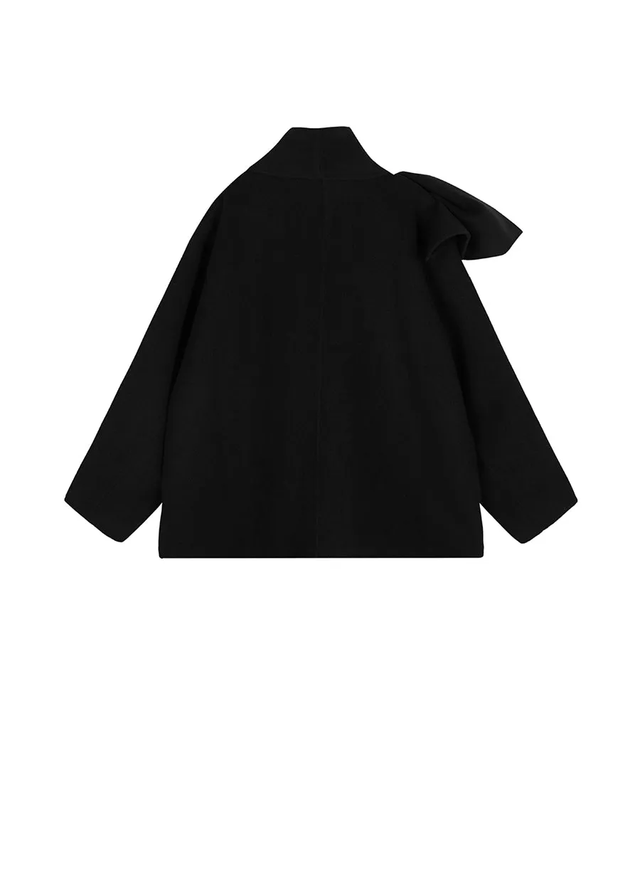 Coat / JNBY Oversize Wool-blend Cape Coat