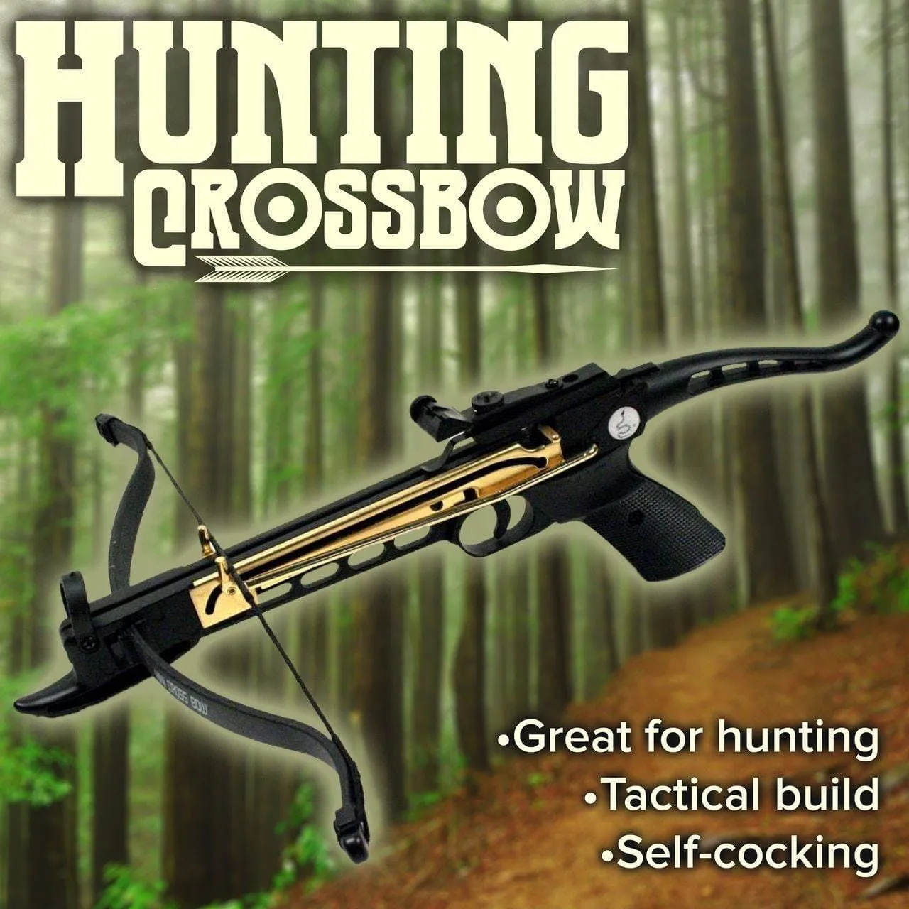 Cobra System Quality Self Cocking Pistol Tactical Crossbow, 80-Pound