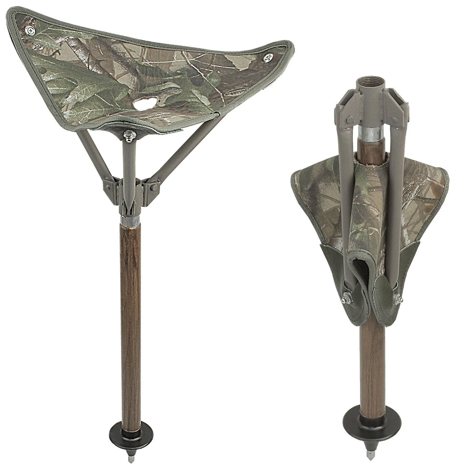 Compact Tripod Seat: Portable with RealTree Camo Design