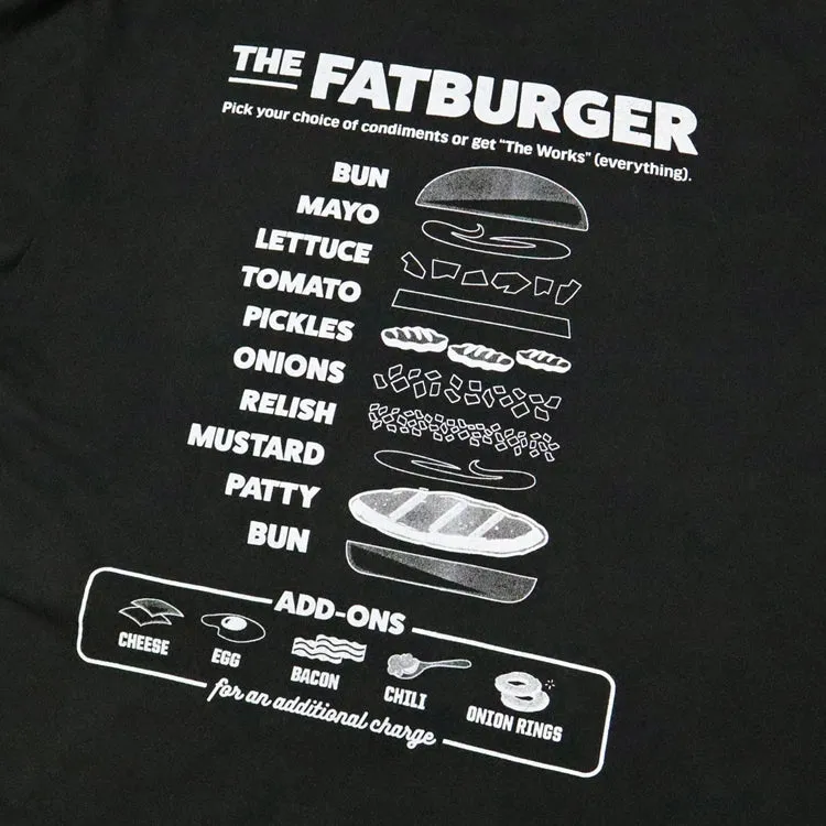 Cookman Washed Long Sleeve Tees - FAT Topping Menu : Black