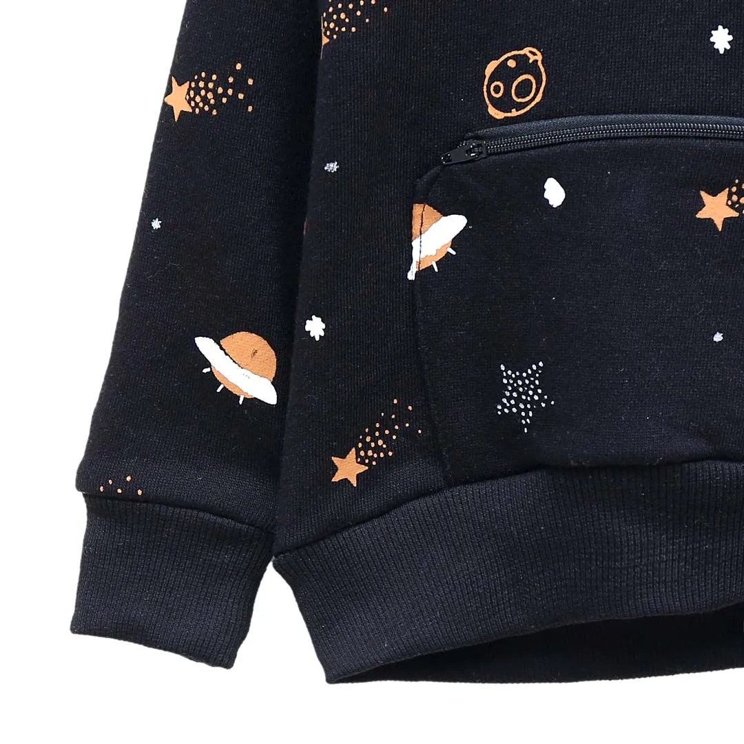 Cosmic hooded sweatshirt