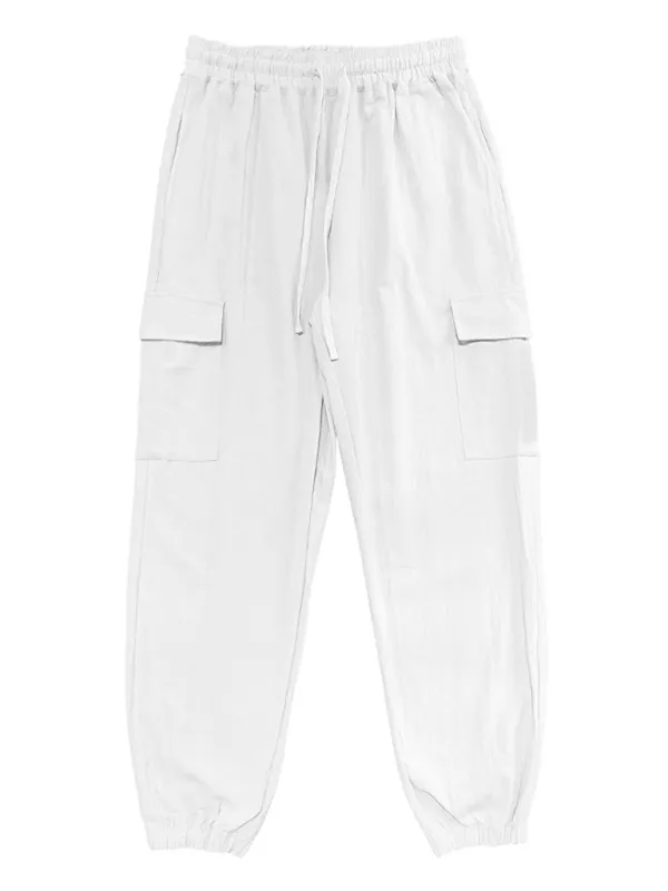 Cotton Joggers Pencil Beach Pants for Men