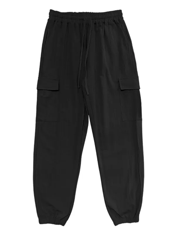 Cotton Joggers Pencil Beach Pants for Men