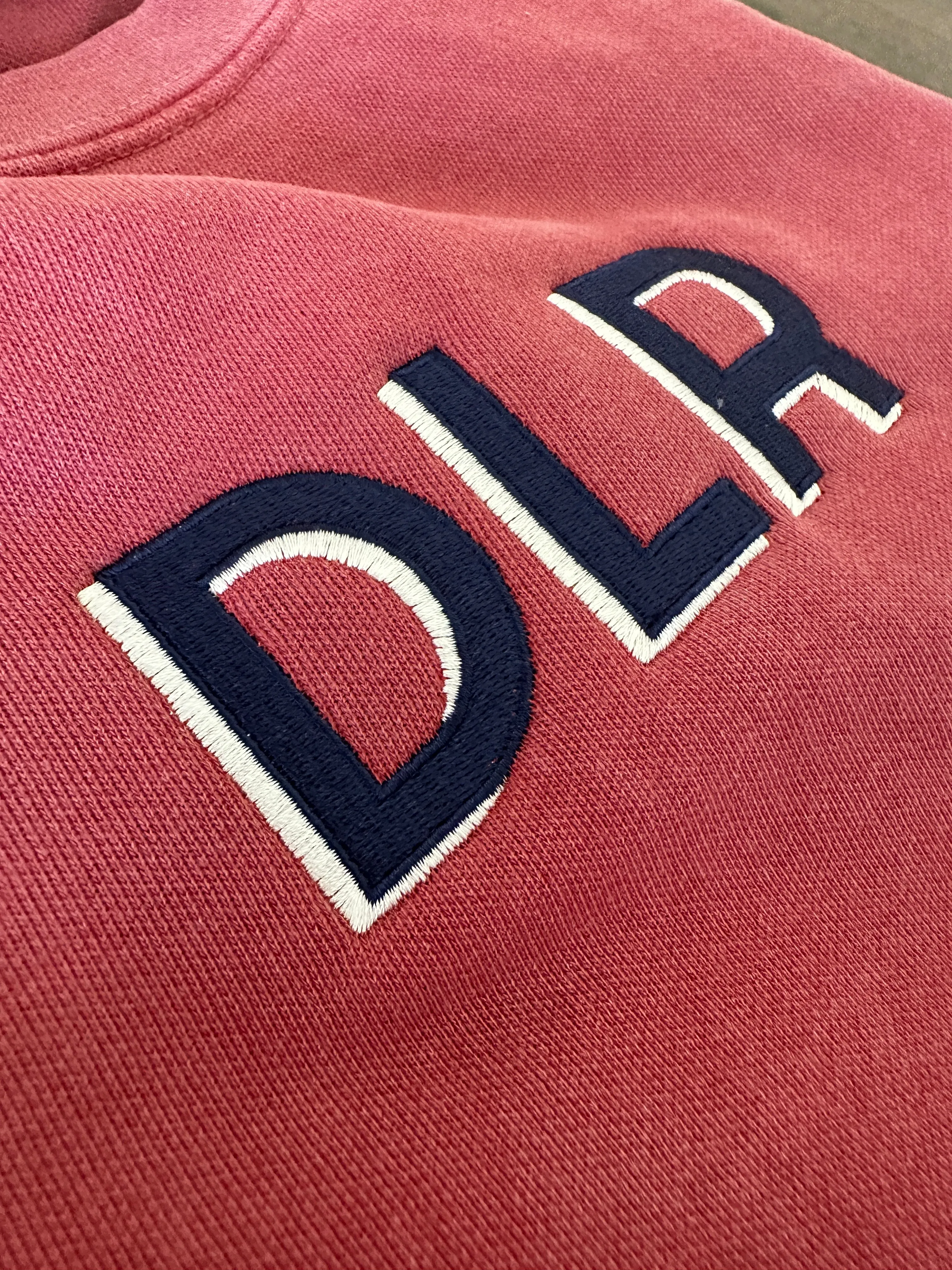 DLR on Crimson Sweatshirt