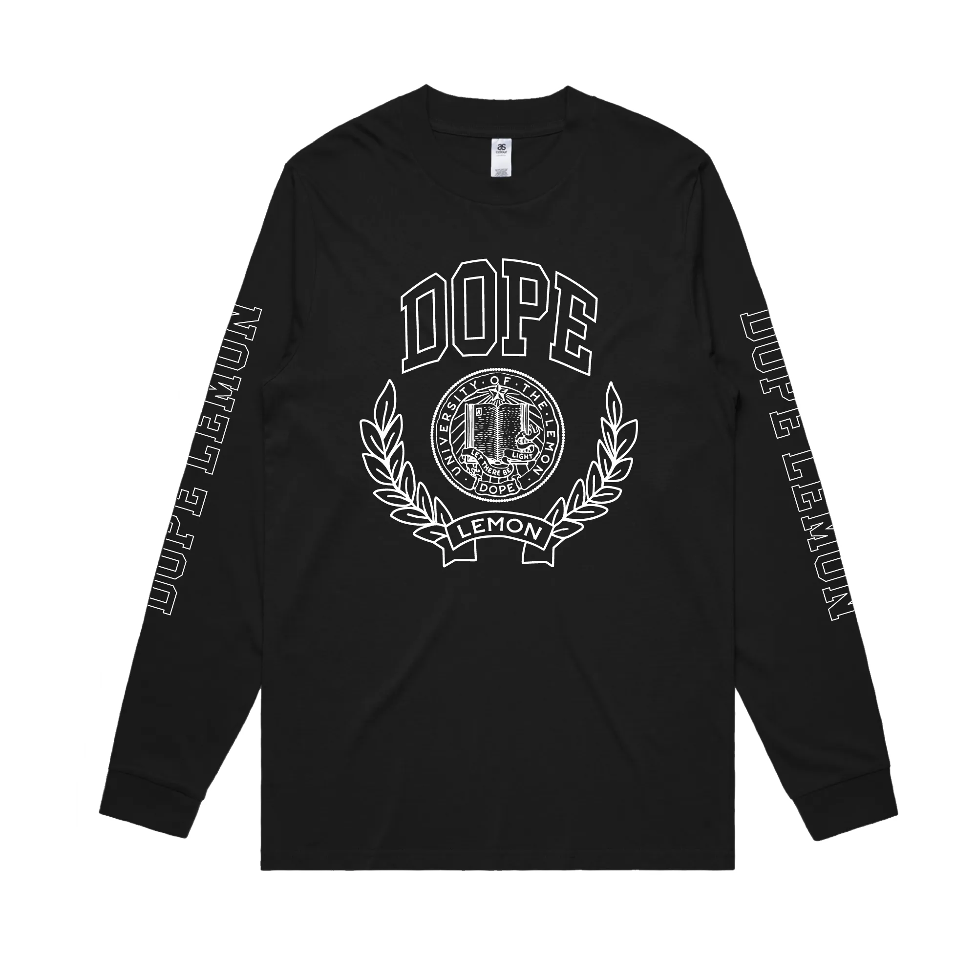 Dope University / Black Longsleeve T-shirt