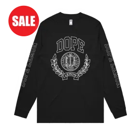 Dope University / Black Longsleeve T-shirt