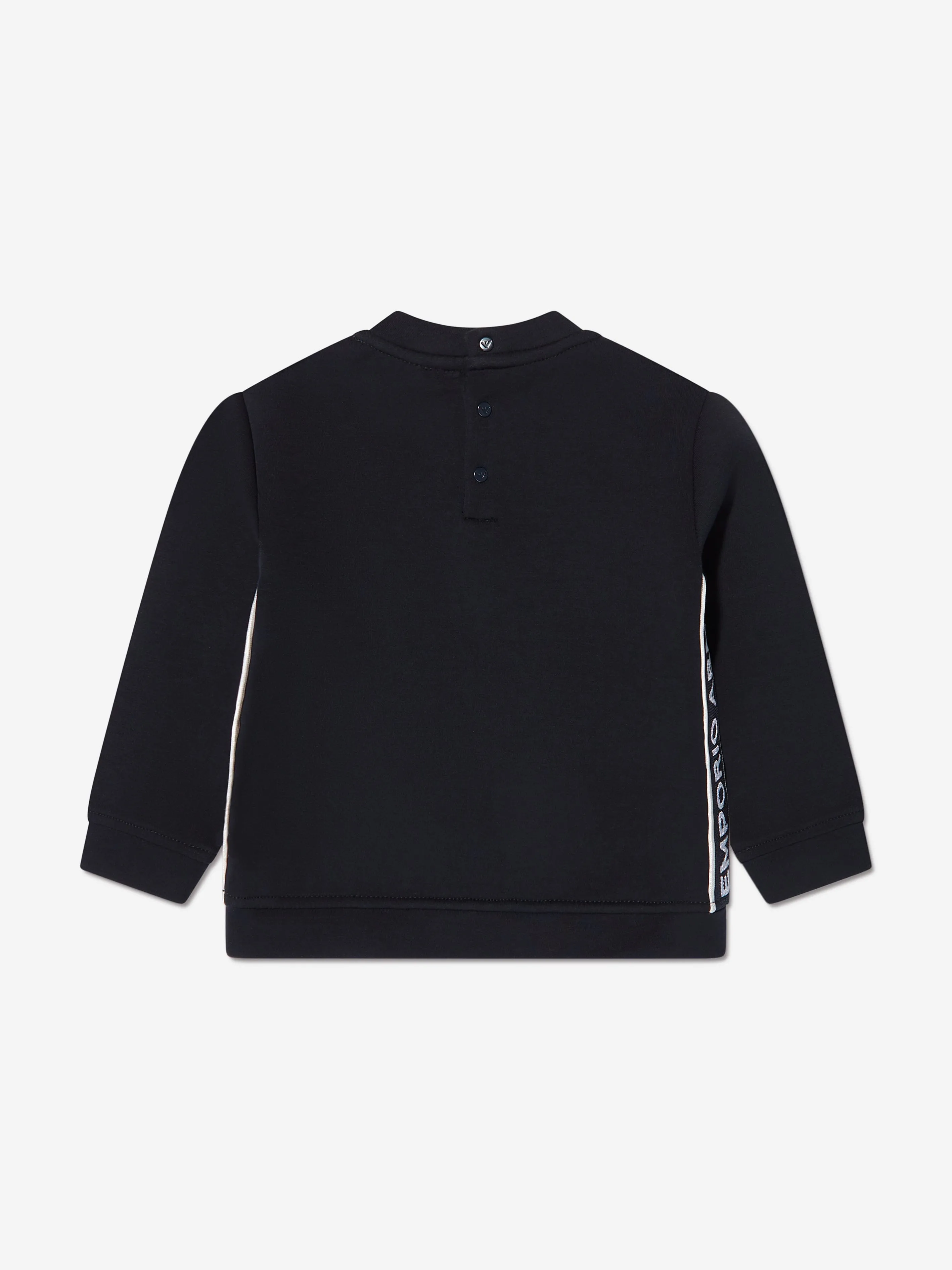 Emporio Armani Baby Boys Crew Neck Sweatshirt In Navy