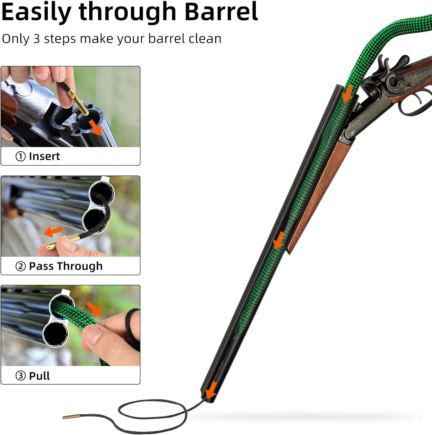 EZshoot 1 Pack Gun Bore Cleaner for .22 .223 & 5.56mm