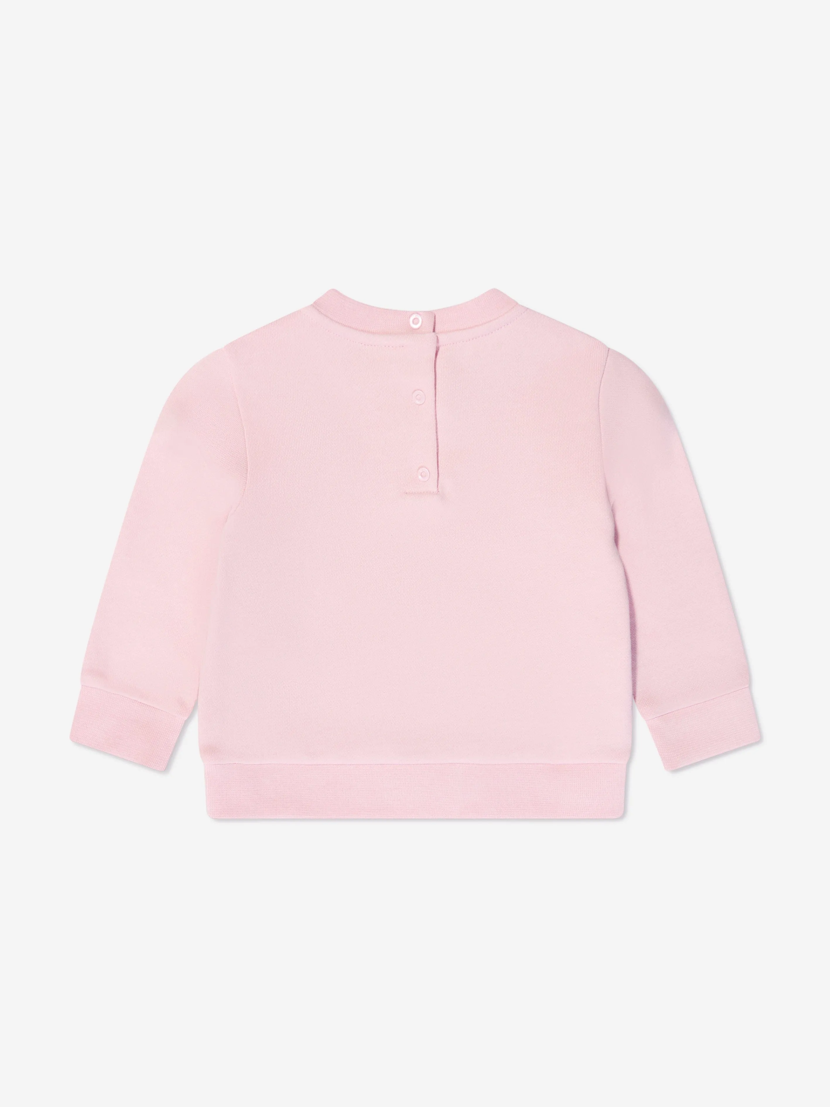 Fendi Baby Girls Logo Sweatshirt in Pink