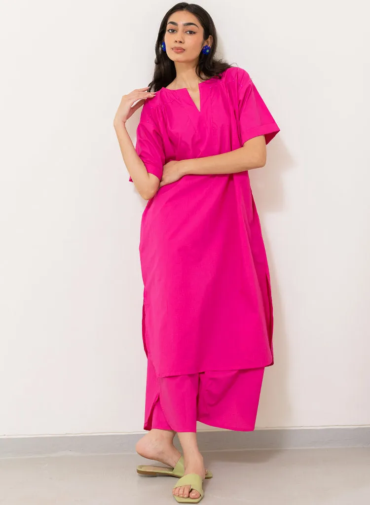 Fuchsia Tunic Set