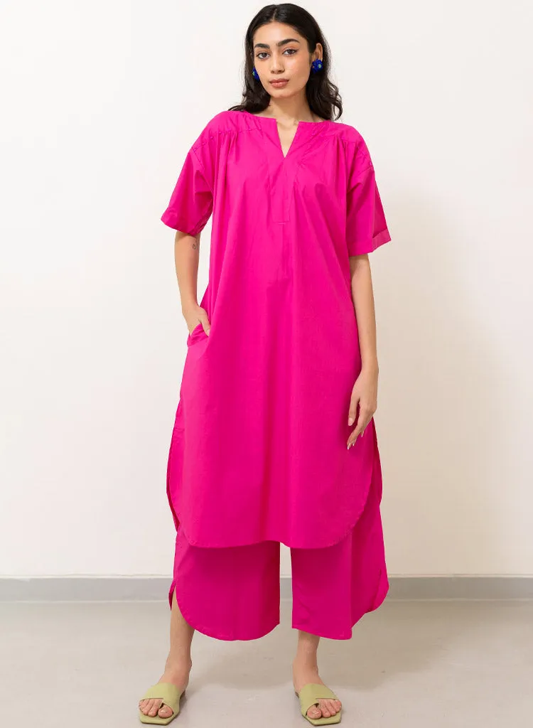 Fuchsia Tunic Set