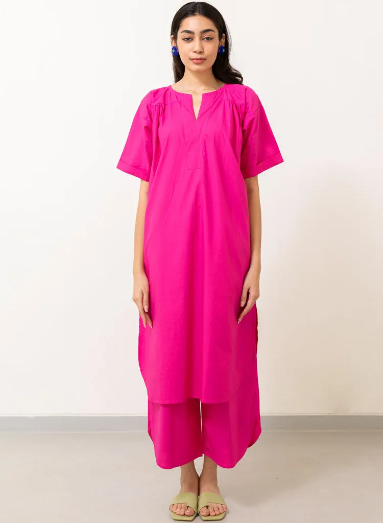 Fuchsia Tunic Set