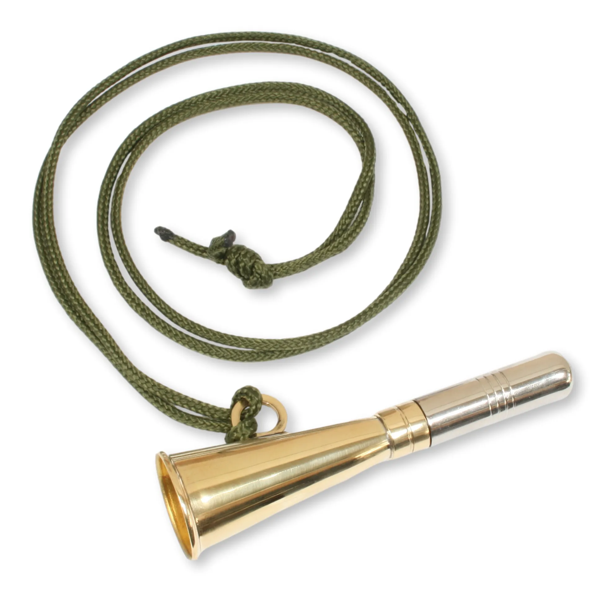 Gamekeeper's Brass Signal Beaters Horn With Lanyard