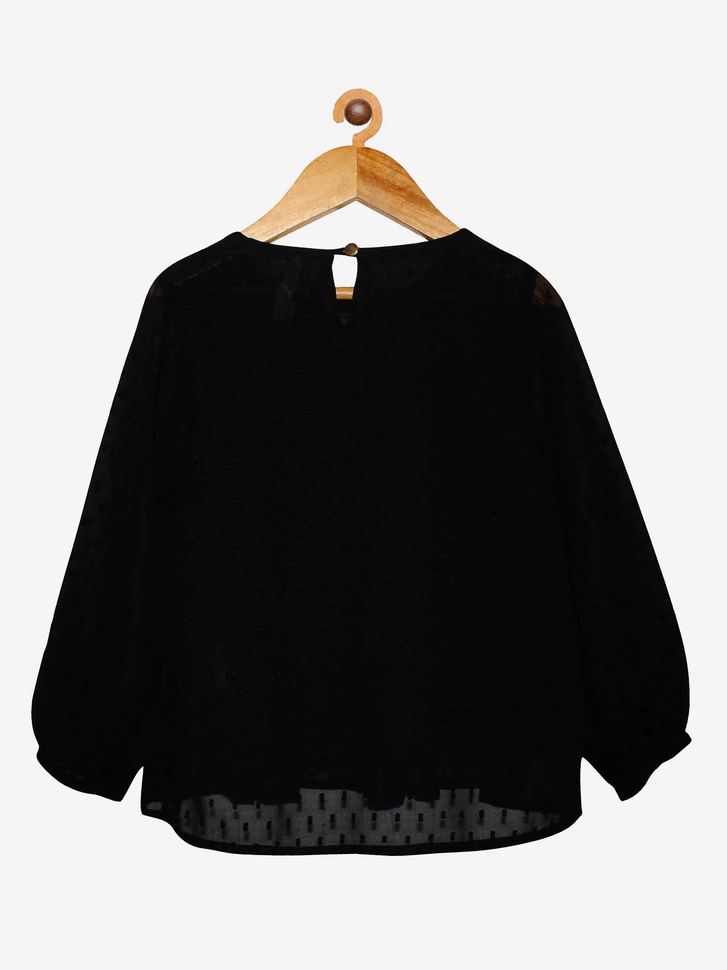 Girls Full Sleeve Cut & Sew Frill Layer Top