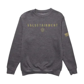 Gold Collection FLB Crewneck Sweatshirt - Charcoal