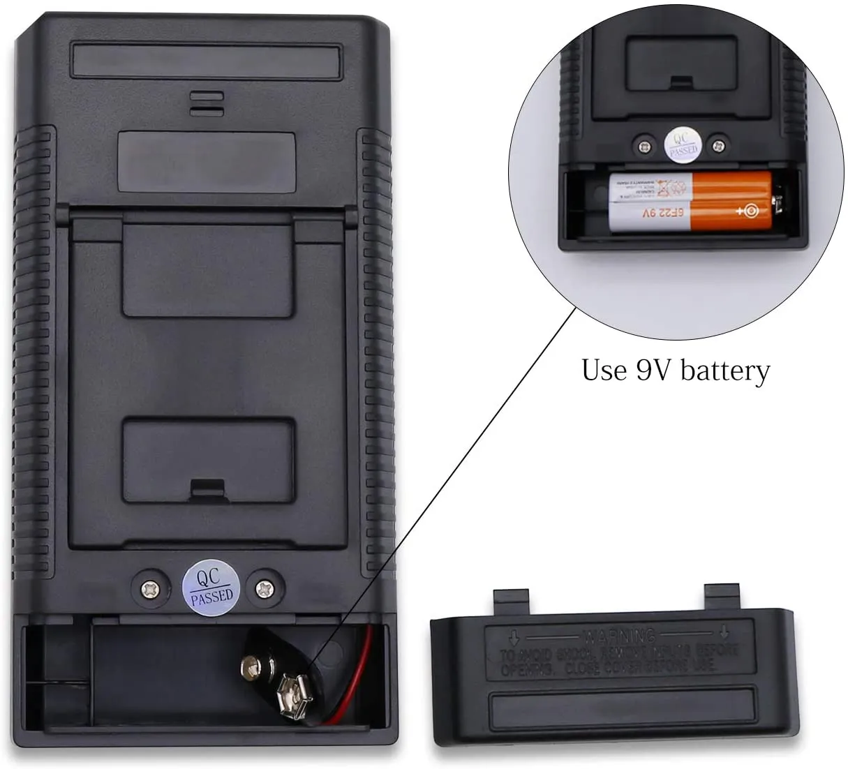 Handheld Electromagnetic EMF Ghost Hunting Detector (with Digital LCD Display)