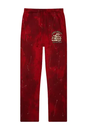 Hellstar Sports Red Tie-Dye Sweatpants