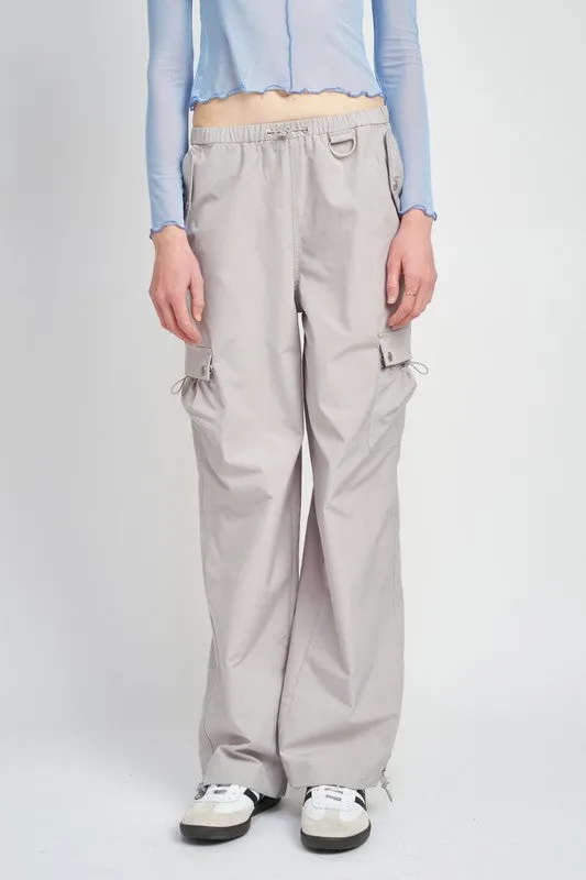 HIGH RISE CARGO PANTS