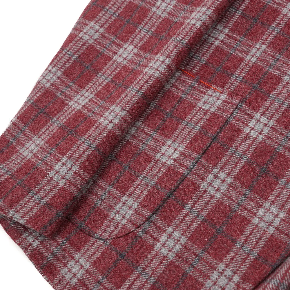 Isaia Soft Flannel Wool Sport Coat