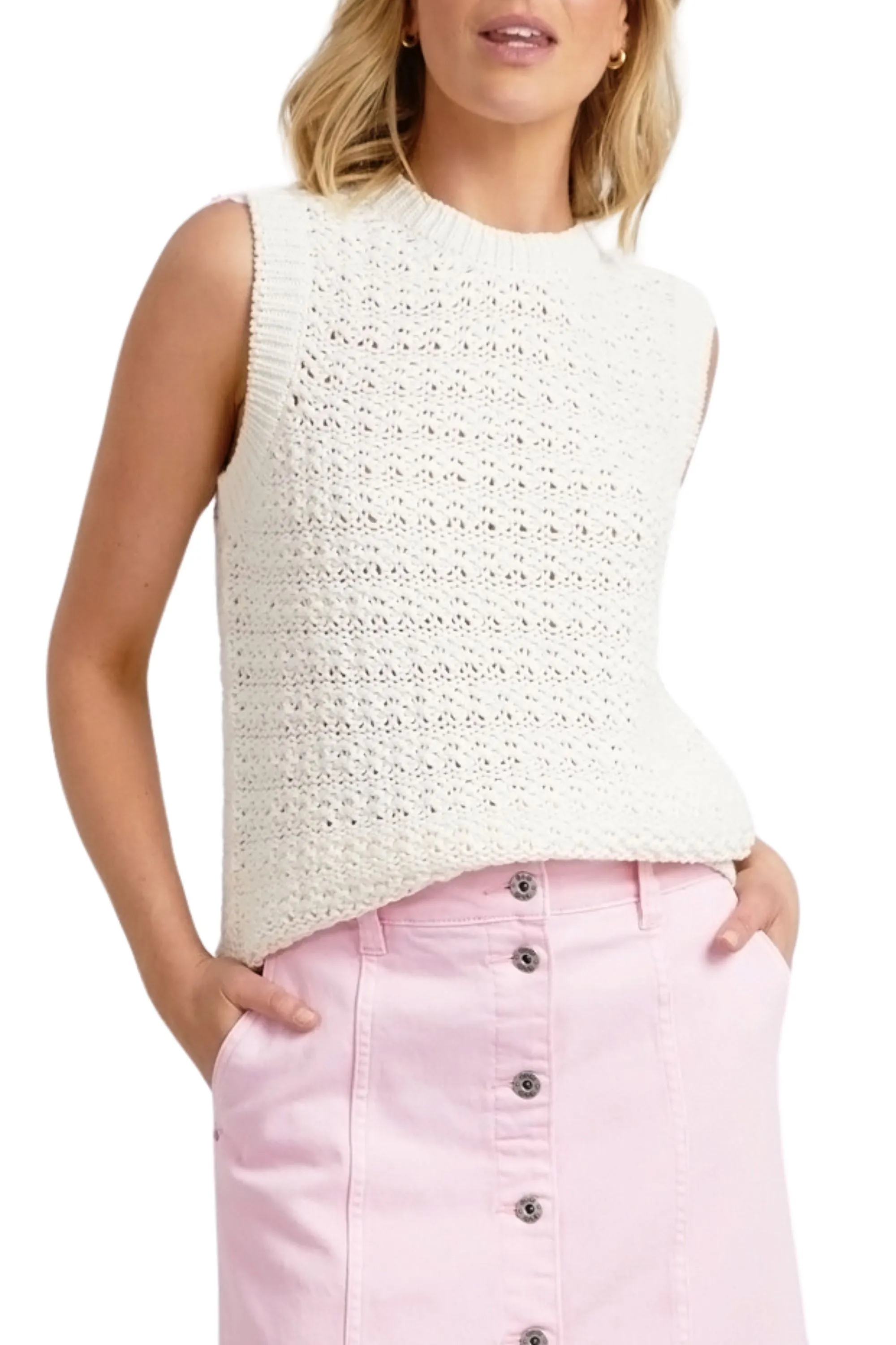 JANEY KNIT VEST - 8139090