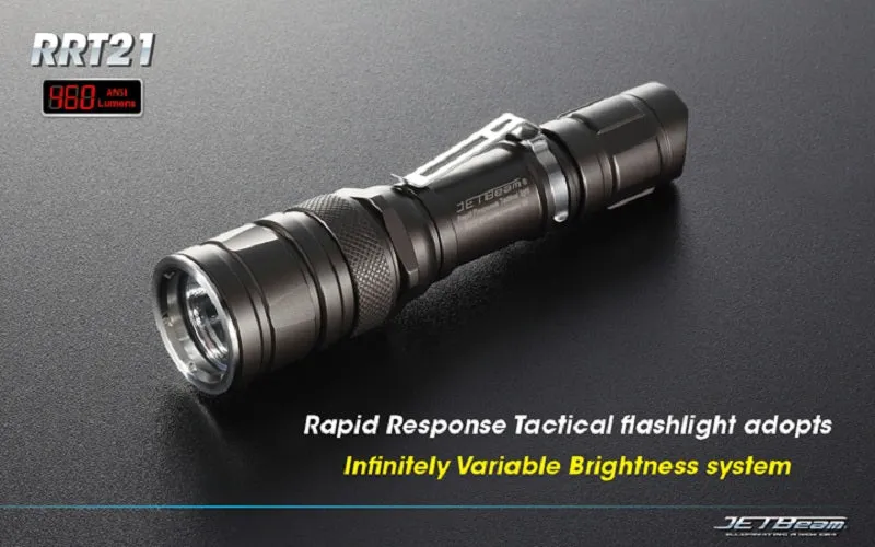 Jetbeam RRT-21 CREE XM-L T6 480 Lumen LED Flashlight