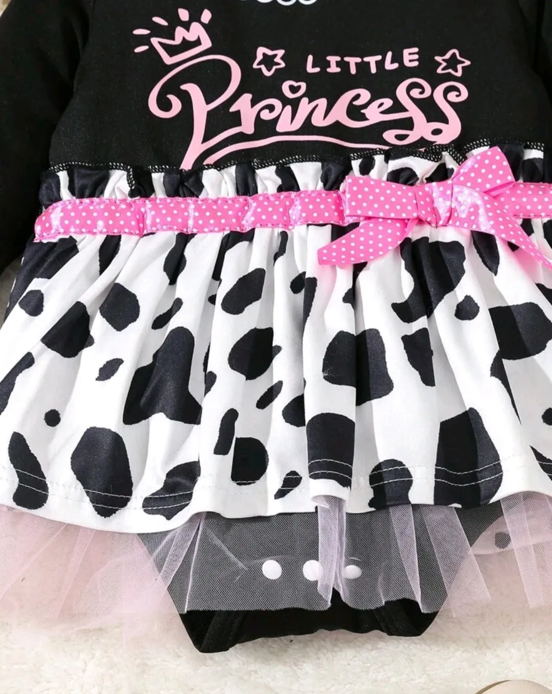 Little Princess Romper Dress with Headband #100072