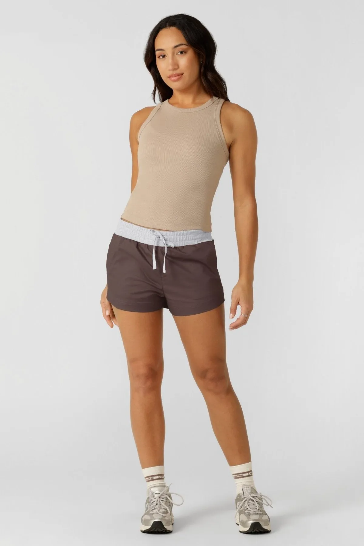 LJ Basics Rib Tank | Latte