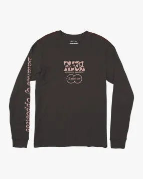 Local Biz Long Sleeve Tee - Pirate Black