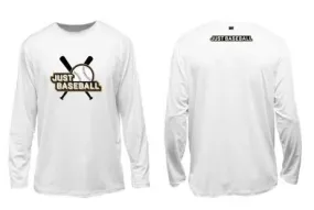 Long Sleeve Performance T-Shirt (Grey/White)