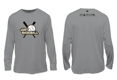 Long Sleeve Performance T-Shirt (Grey/White)