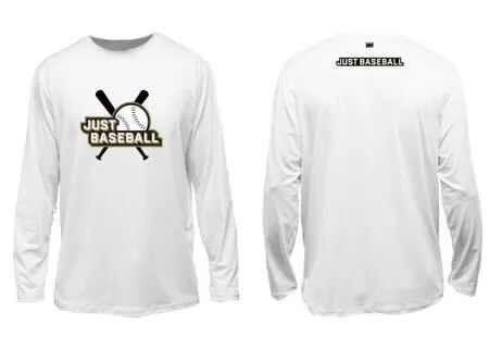 Long Sleeve Performance T-Shirt (Grey/White)