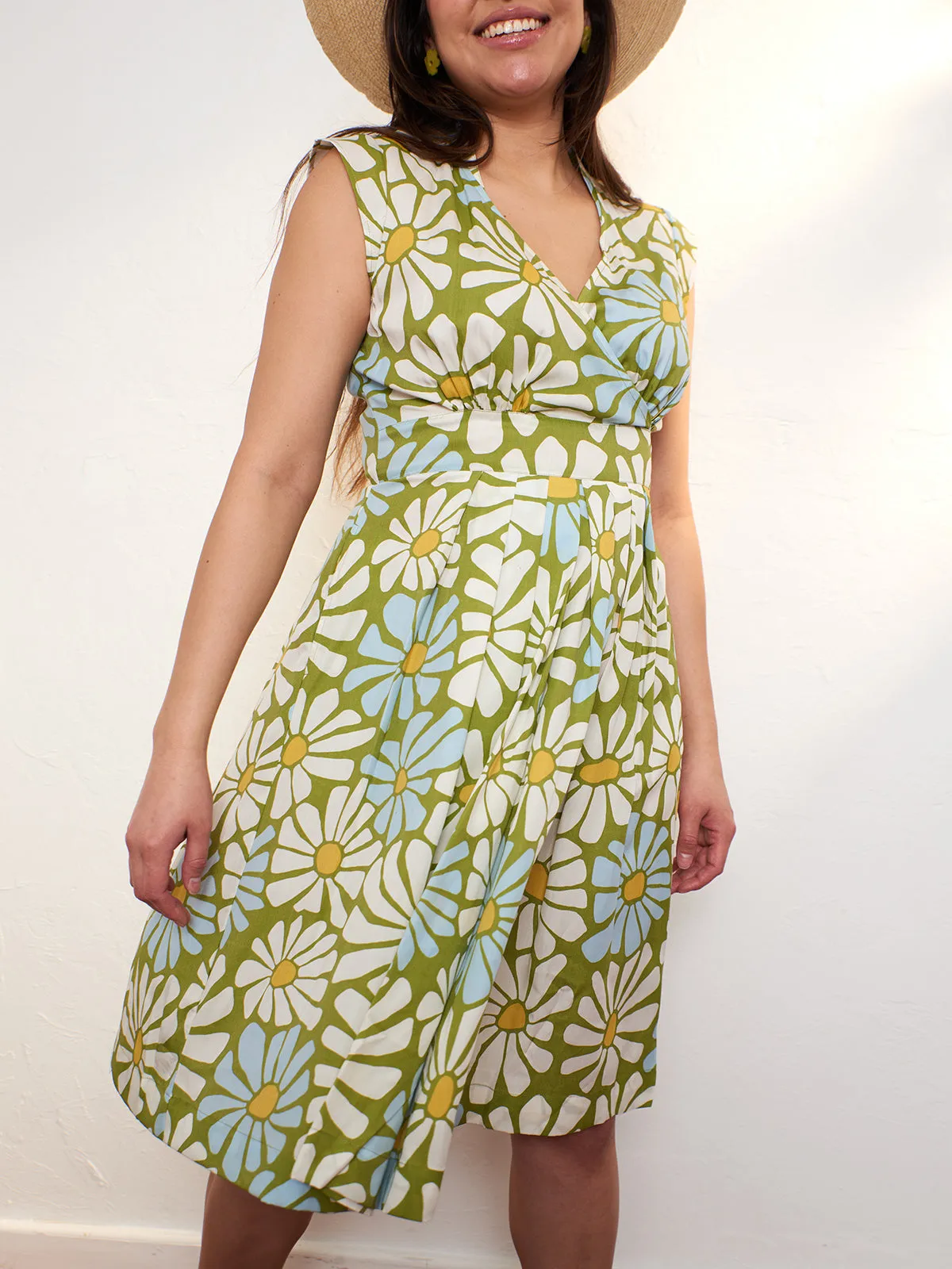 Lucille Dress - Pear Flowers