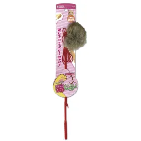 Marukan Ear Shaped Teaser Cat Toy