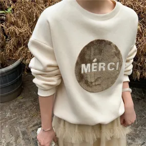 Merci Warm Sweatshirt (2Colors)