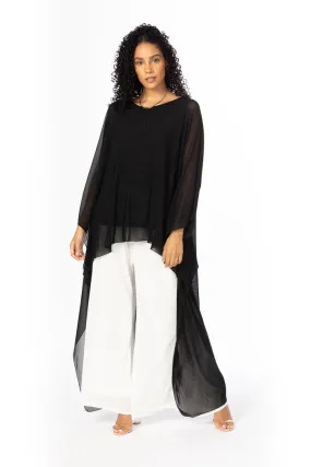 Mesh Kaftan Tunic