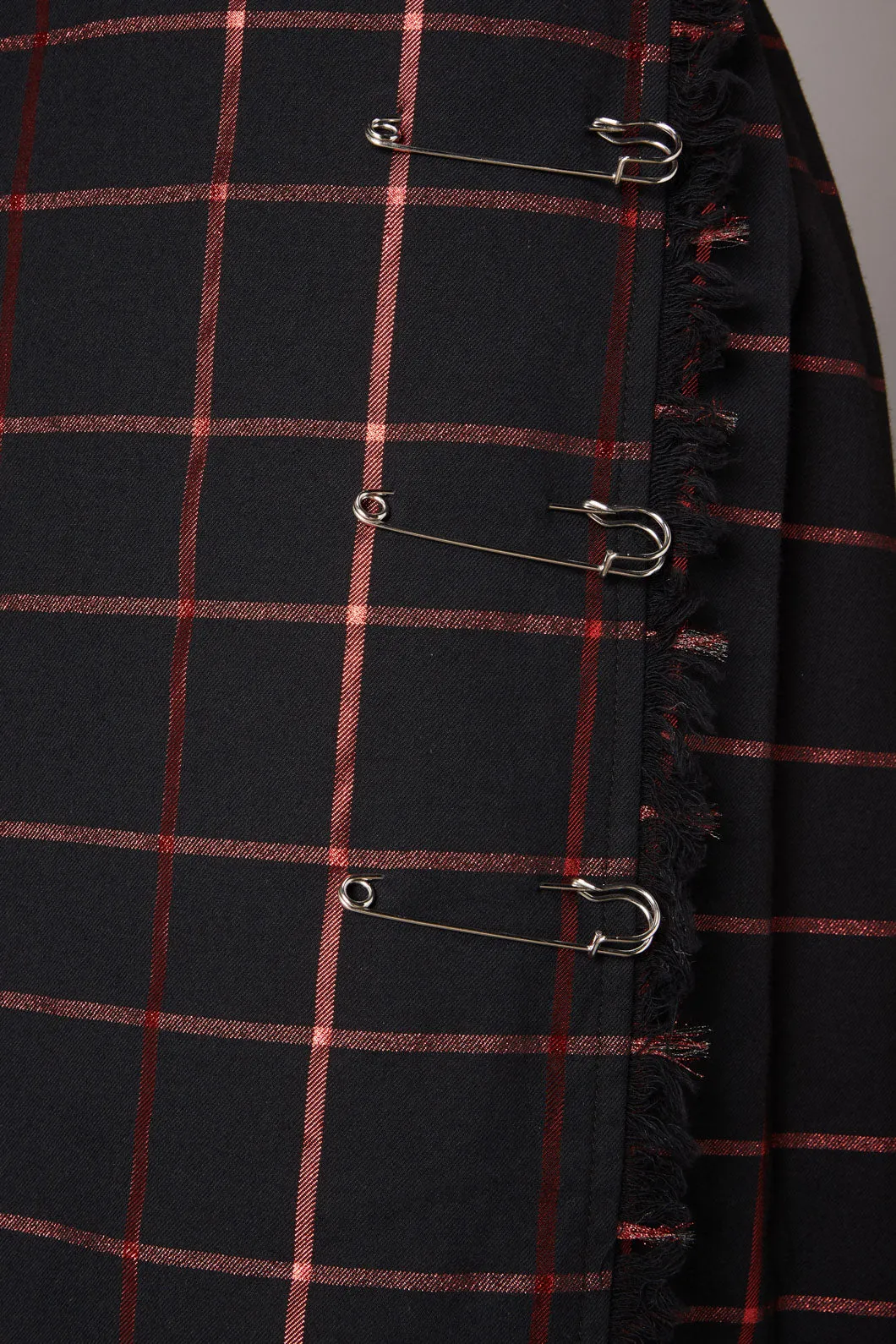 Metallic Check Tartan Kilt