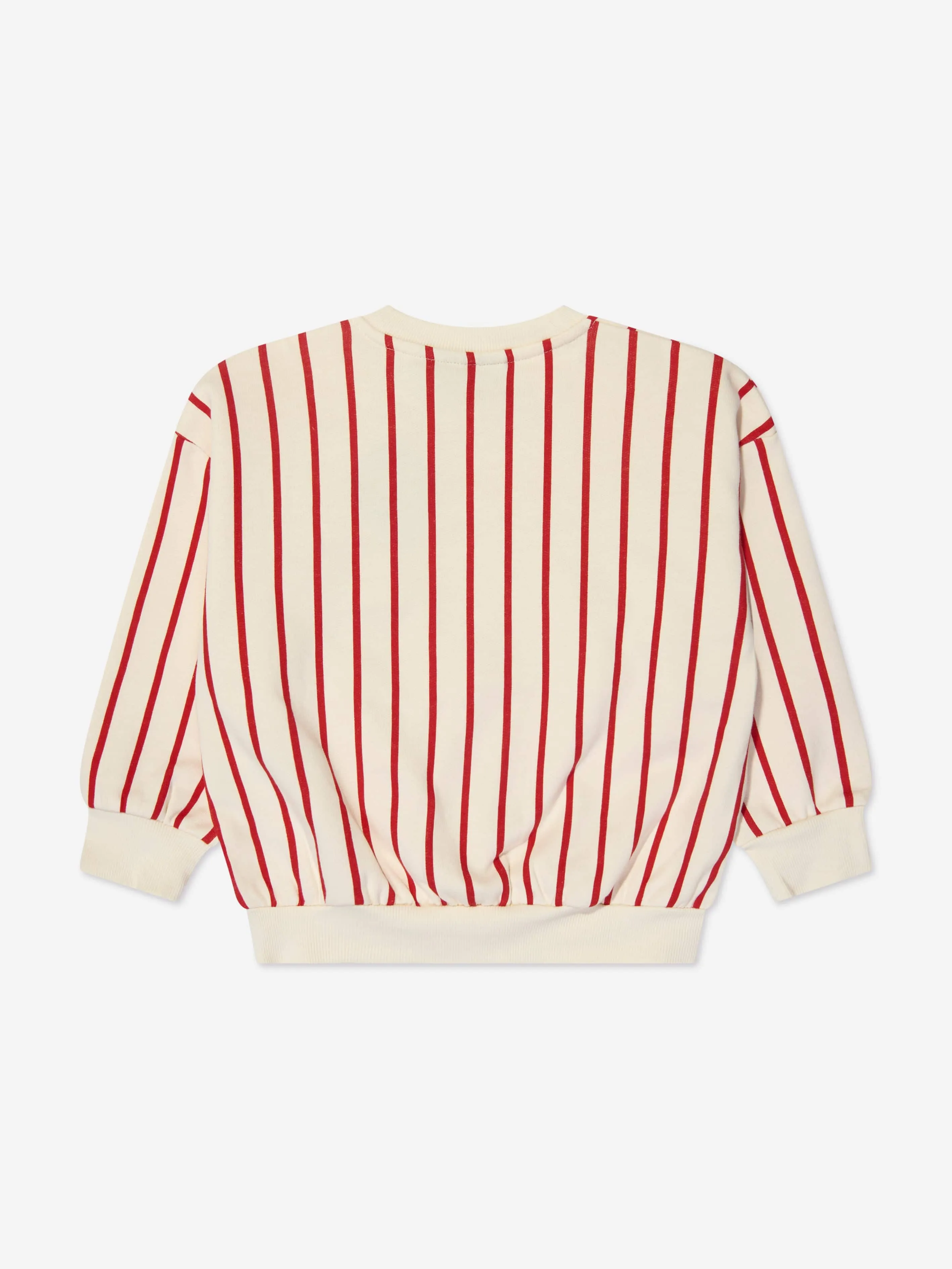 Mini Rodini Girls Fruits Border Stripe Sweatshirt in Multicolour