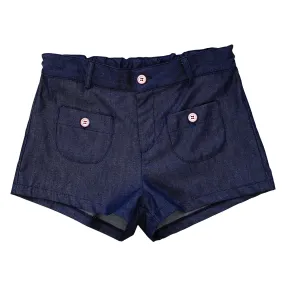 Miss Shannon Shorts Indigo Denim Chambray