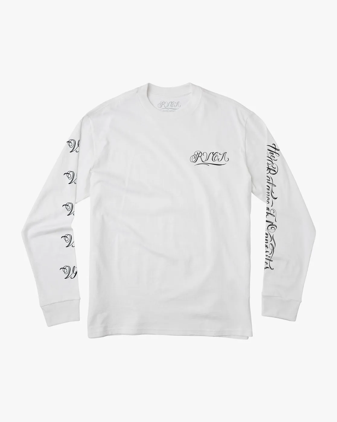 Mister Cartoon Laugh Now Long Sleeve Tee - White