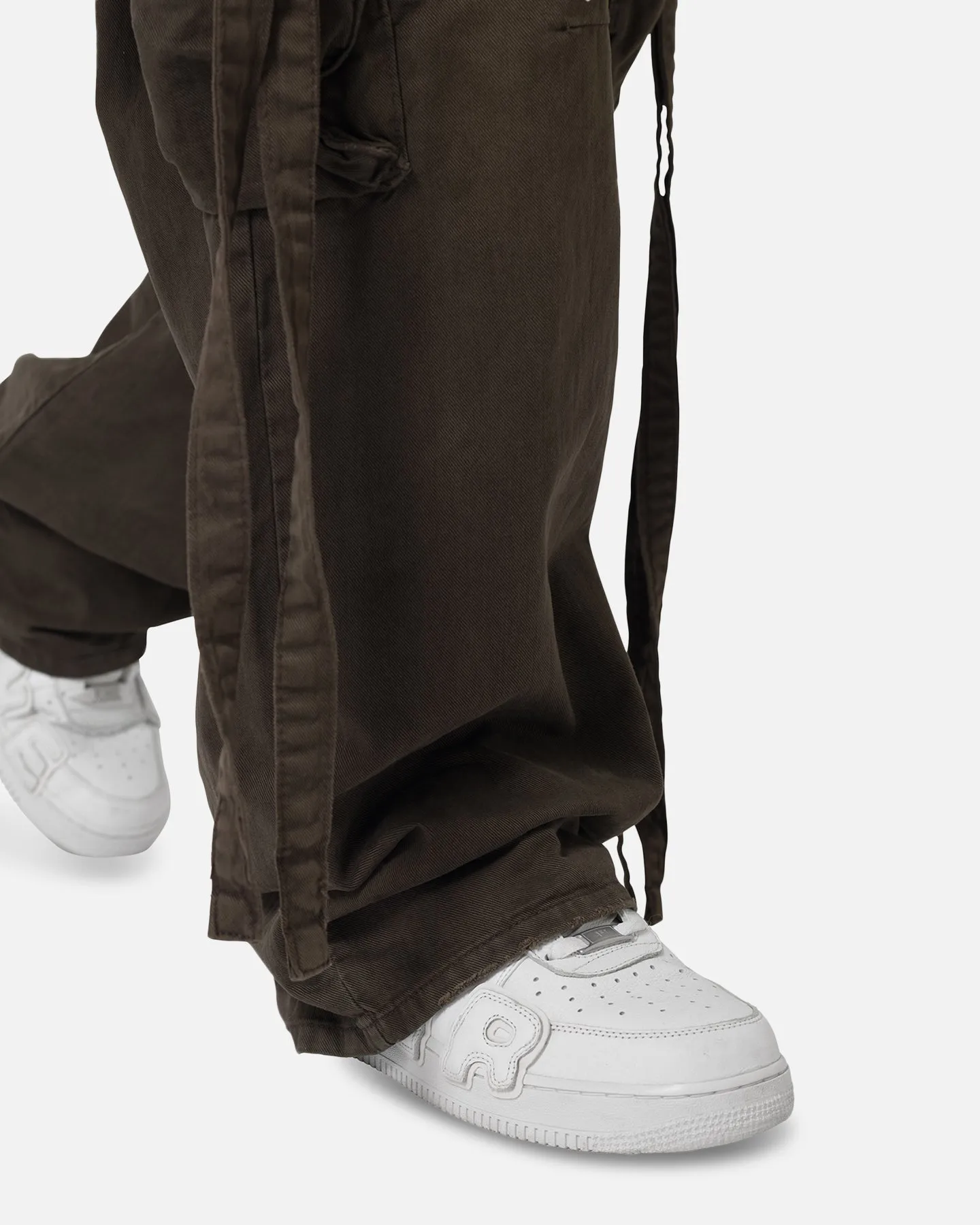 MNML Strapped Multi Cargo Pants Brown