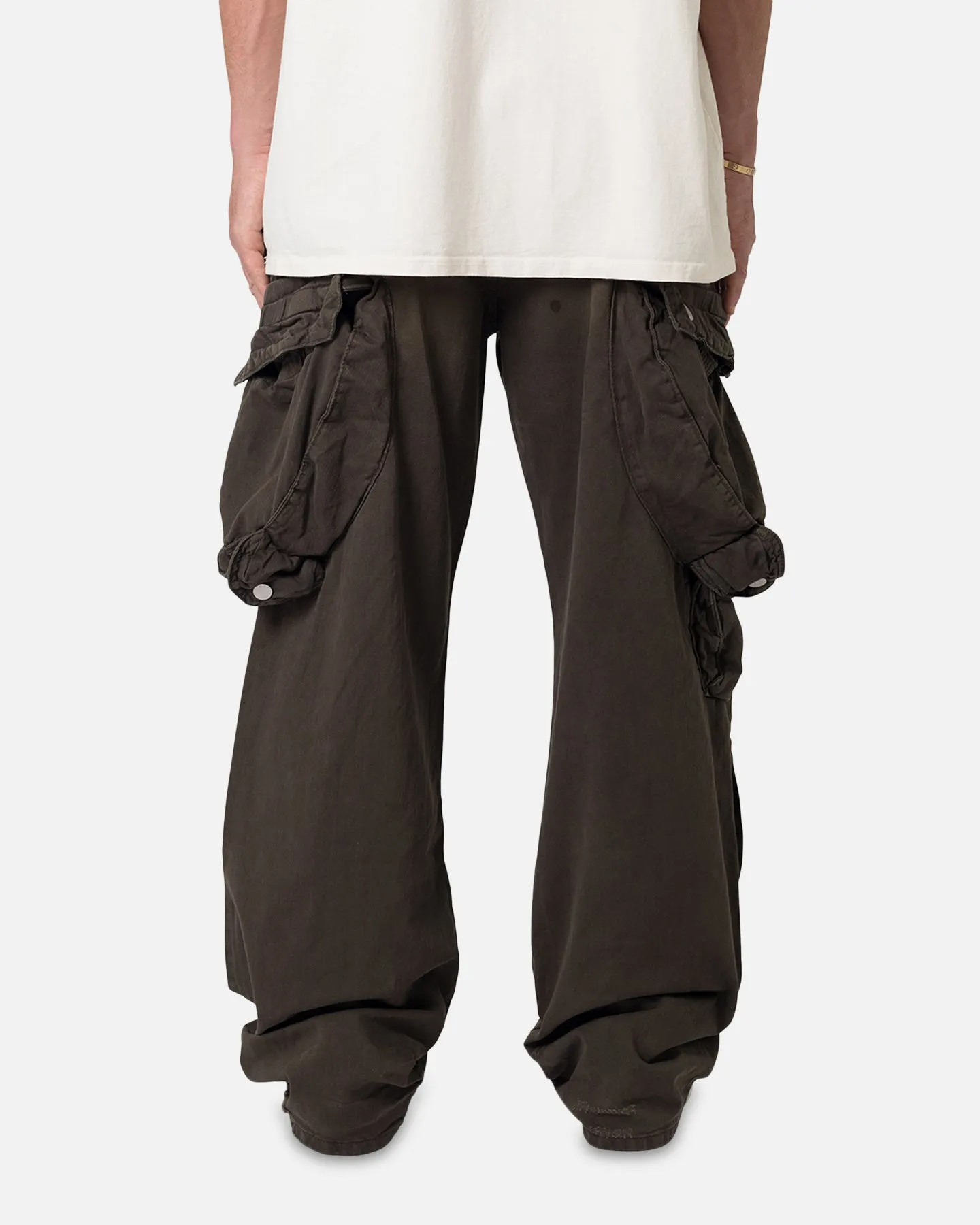 MNML Strapped Multi Cargo Pants Brown