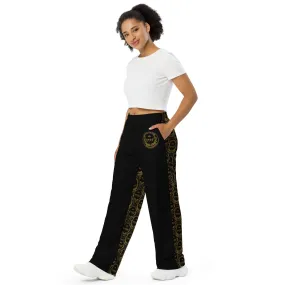 Most High God - Yahuah: The Strong Tower Designer Unisex Wide Leg Sweatpants (Style 01)