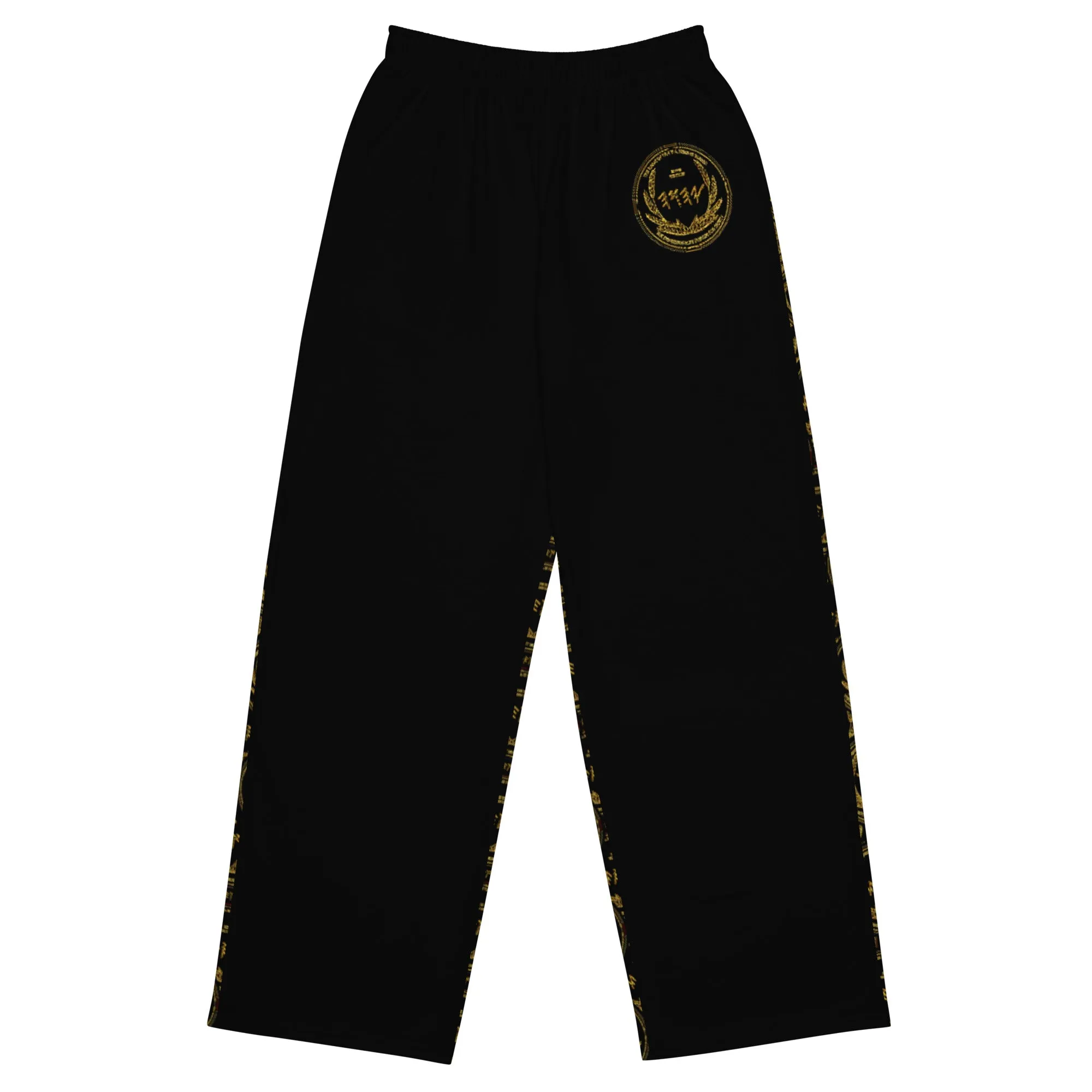 Most High God - Yahuah: The Strong Tower Designer Unisex Wide Leg Sweatpants (Style 01)