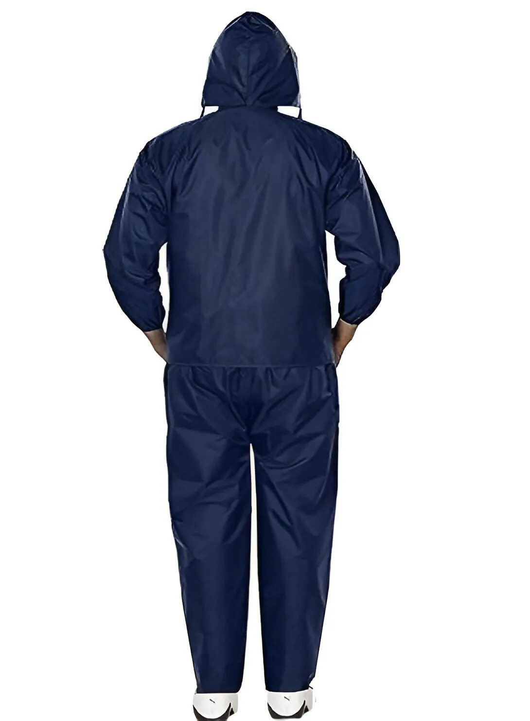 Multispace Blue or Black Men's Raincoat (Jacket and Pant, Size L)