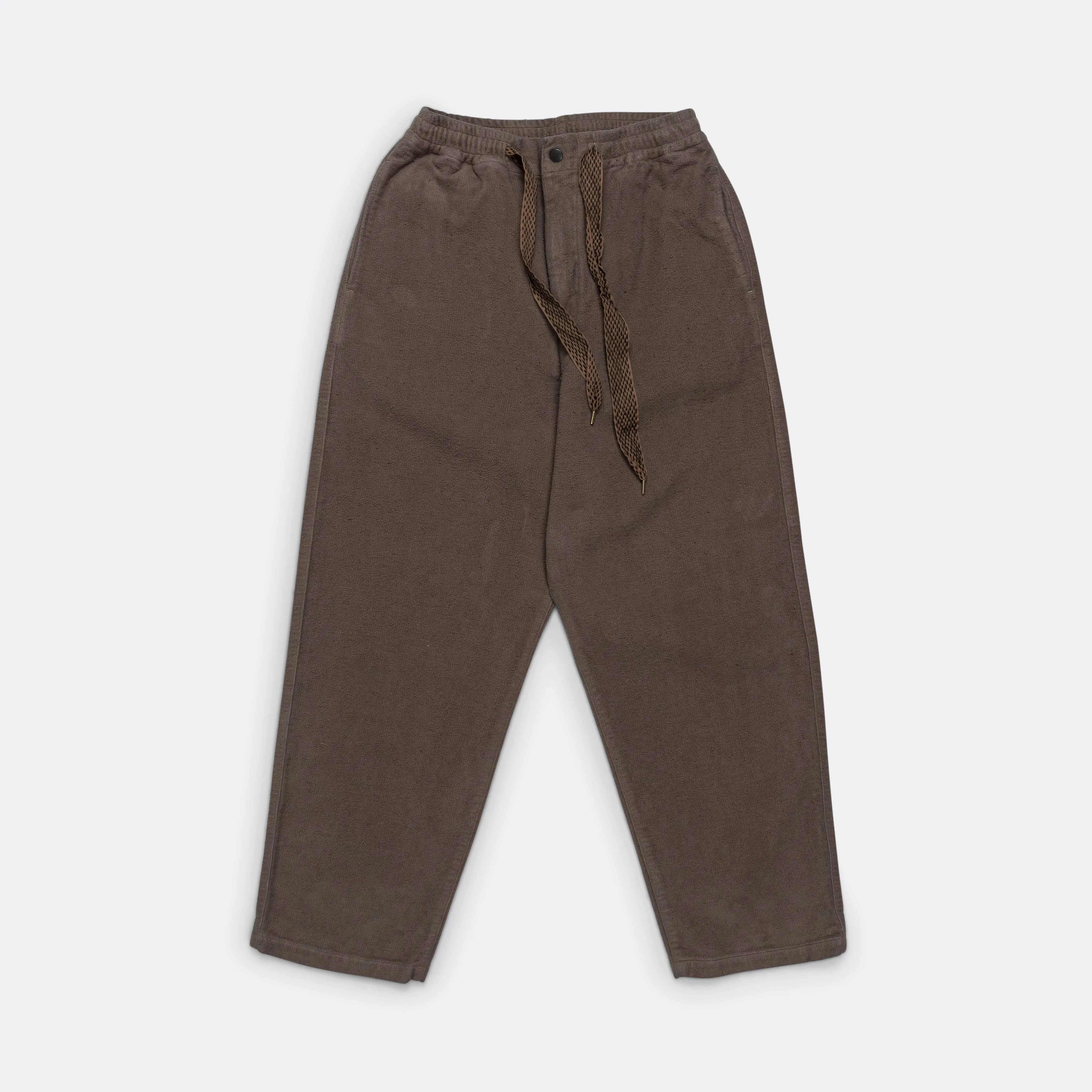 Napped Heat-Corduroy EASY Pants - Gray