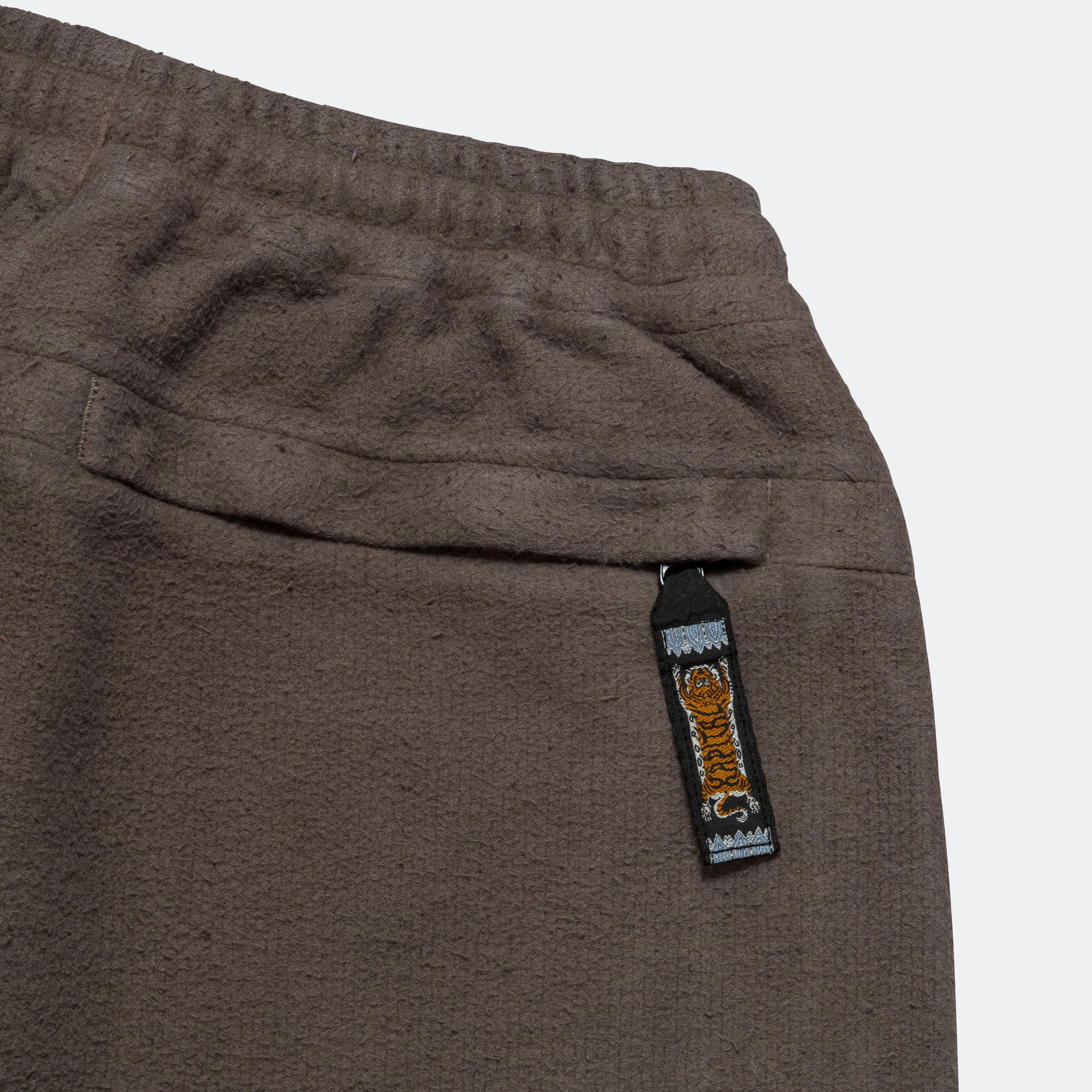 Napped Heat-Corduroy EASY Pants - Gray