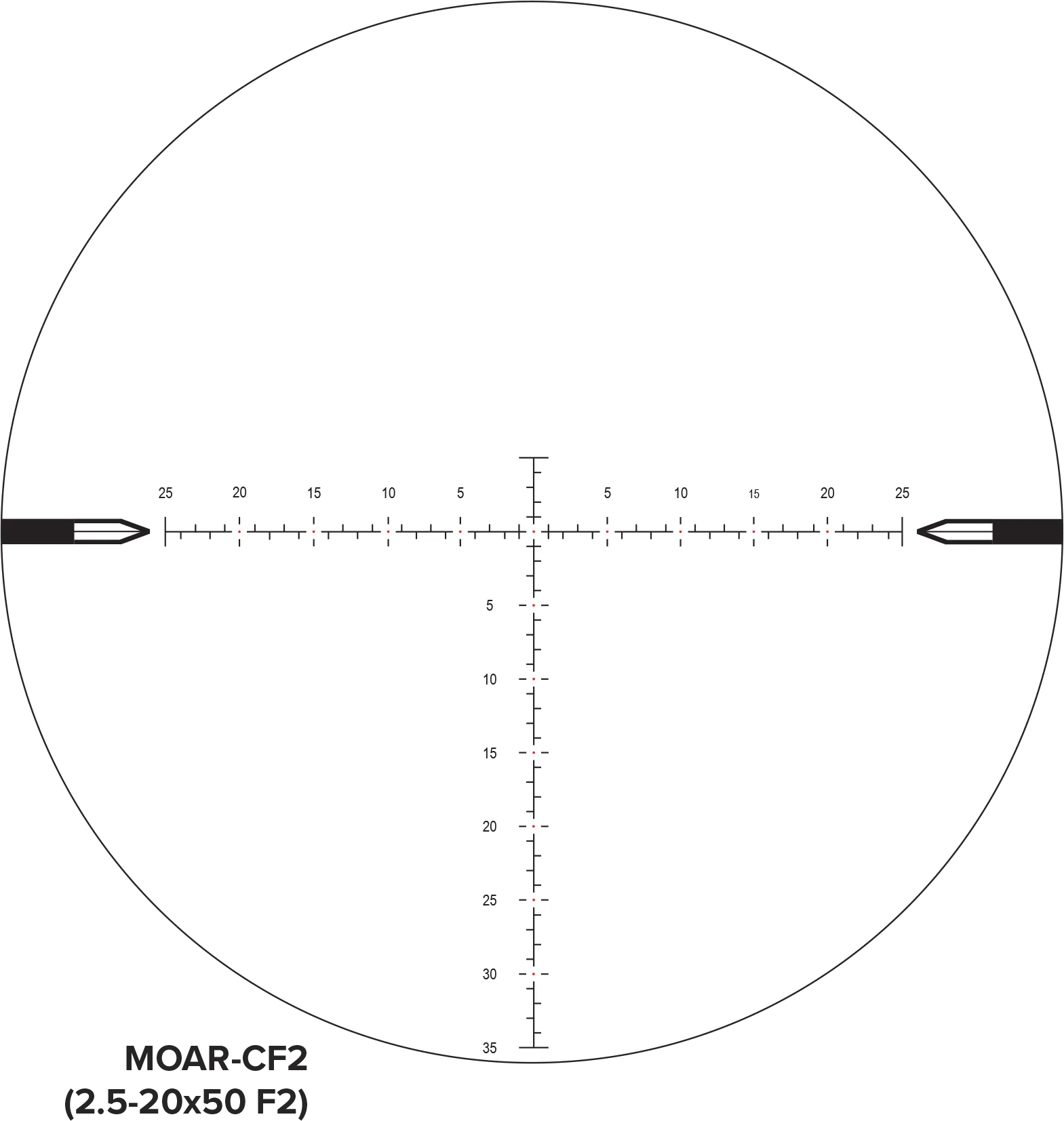 Nightforce NX8 4-32x50 F2 ZS .250MOA CW Dig MOAR Scope