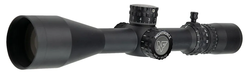 Nightforce NX8 4-32x50 F2 ZS .250MOA CW Dig MOAR Scope