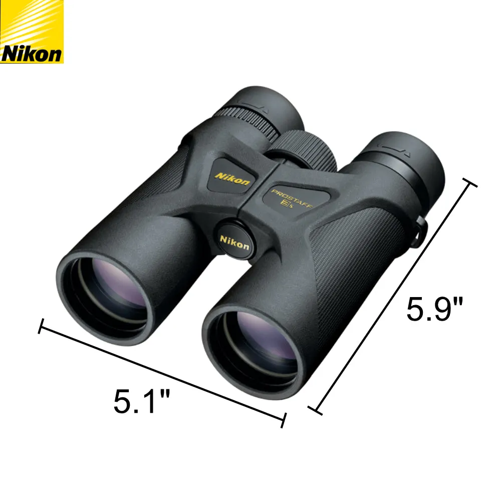 Nikon ProStaff 3S 10 x 42mm Multi Layer Lightweight Waterproof Binoculars, Black