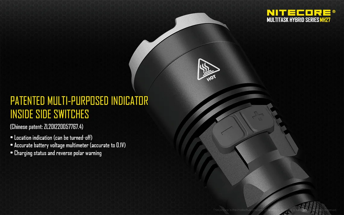 Nitecore MH27 Cree XP-L HI V3 LED Flashlight - 1000 lumen